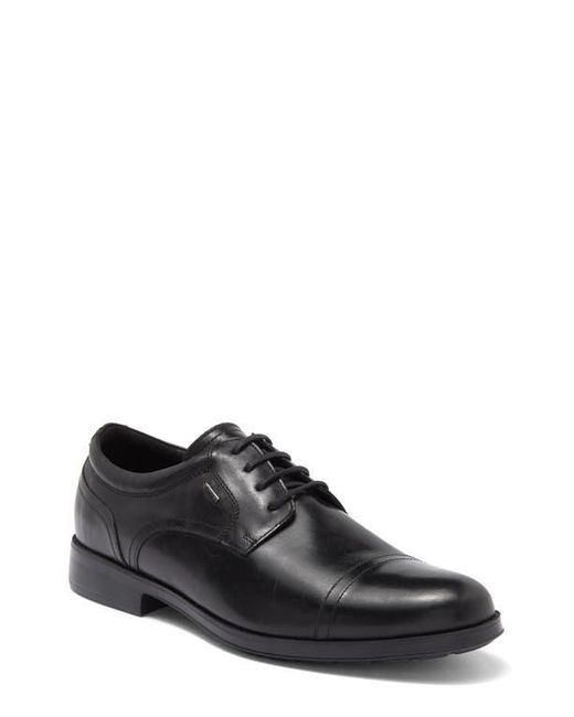 Geox Hilstone Cap Toe Derby in Black for Men Lyst