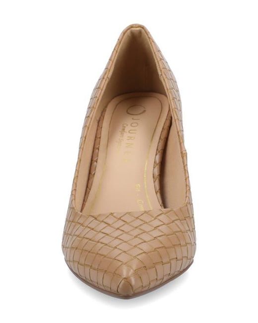 Journee Collection Brown Scylee Pump