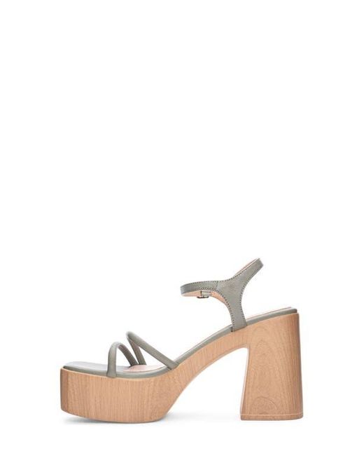 Chinese Laundry White Avianna Ankle Strap Platform Sandal