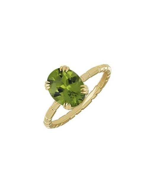 Bony Levy Green 14K Statement Ring
