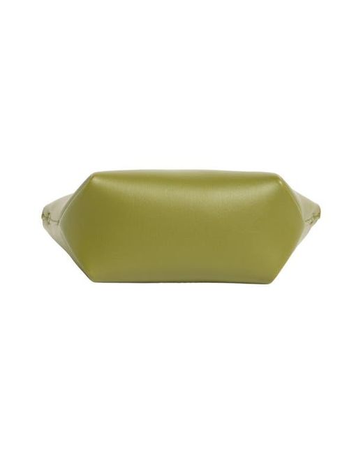 Madden Girl Green Faux Leather Mini Shopper Tote