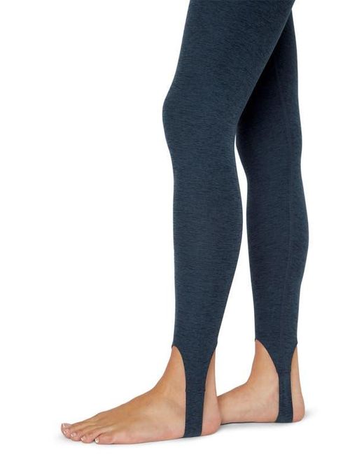 Beyond Yoga Well Rounded Space Dye Stirrup Leggings in Blue Lyst