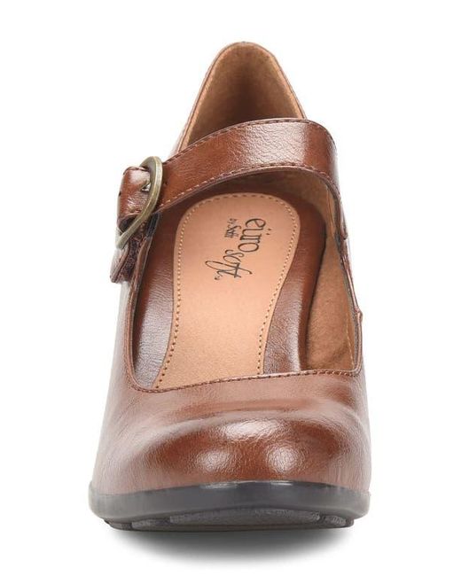 EuroSoft Brown Netty Mary Jane Pump