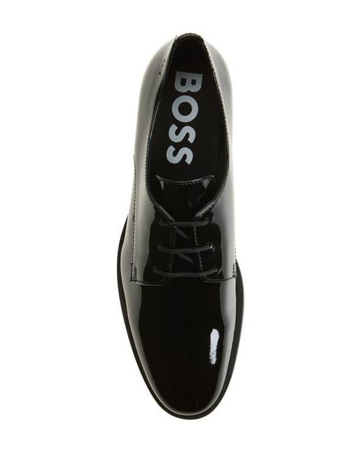 Boss Black Colby Patent Derby for men