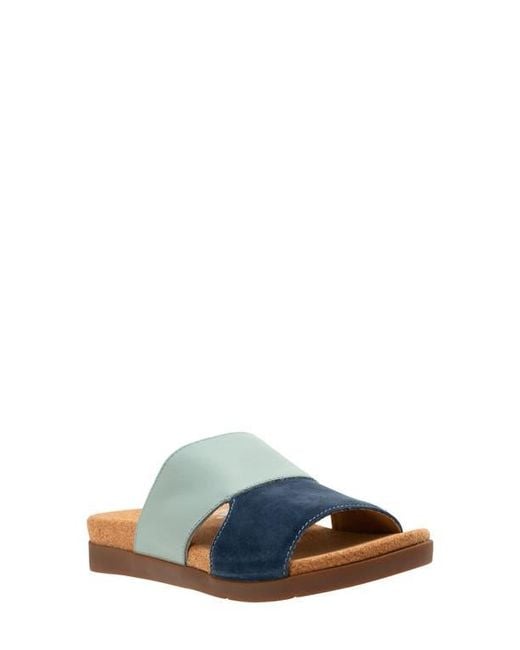 Revitalign Blue Basque Slide Sandal