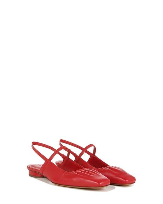 Vince Red Venice Slingback Flat
