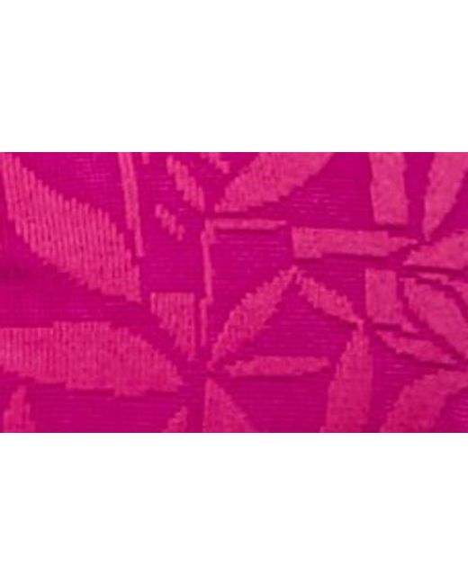 LSPACE Purple Peyton Wired Bikini Top