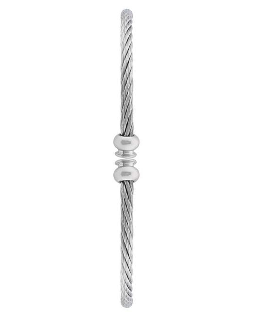 BCBGMAXAZRIA Purple Sienna Cable Bangle Watch for men