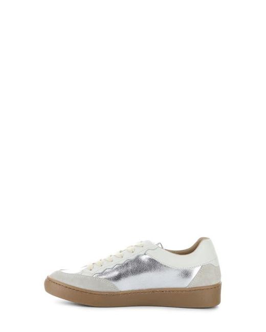 Bos. & Co. White Myra Platform Sneaker