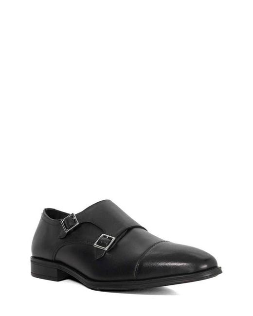 Dune Black Steff Monk Shoe for men