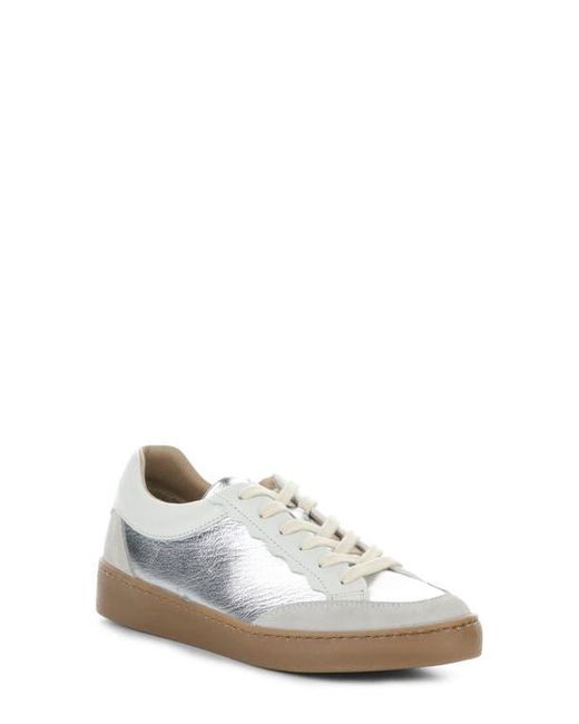 Bos. & Co. White Myra Platform Sneaker