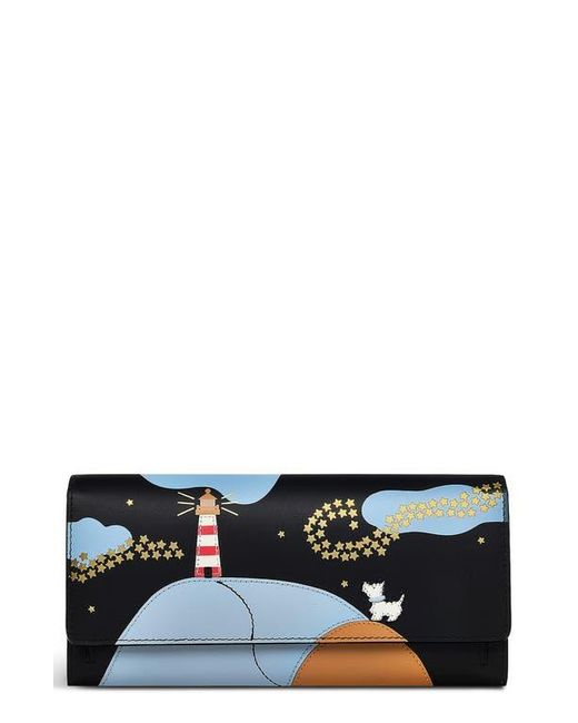 Radley Black Large Lighthouse Flapover Wallet