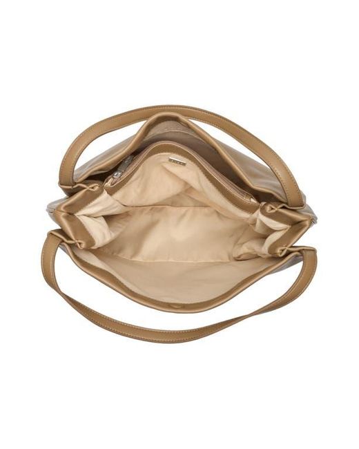 BCBGMAXAZRIA Brown Large Draped Tote