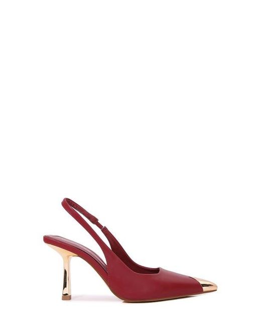 BERNESS Red Vega Slingback Pump