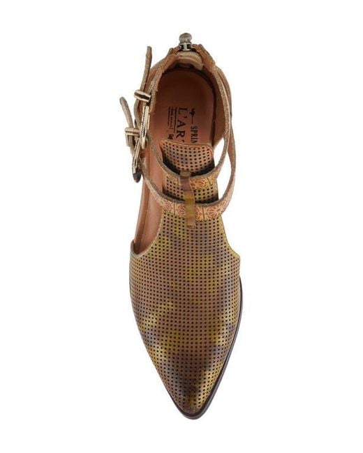 Spring Step Brown Daretobe Bootie