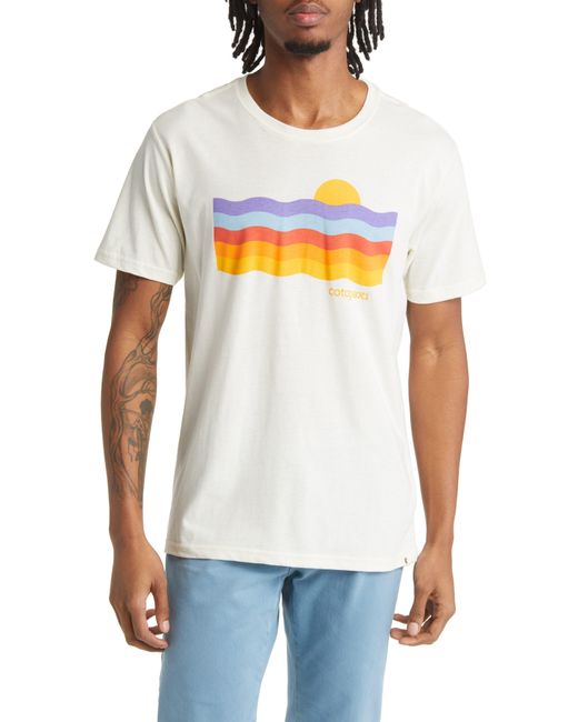 COTOPAXI White Graphic Tee for men