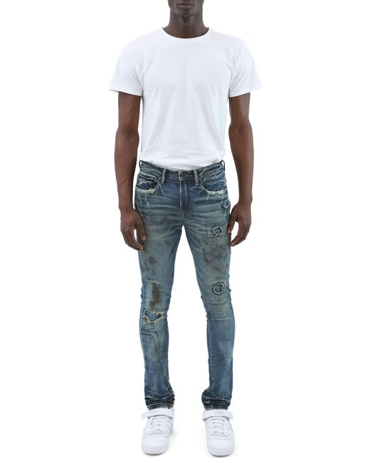 PRPS Blue Level Skinny Jeans for men