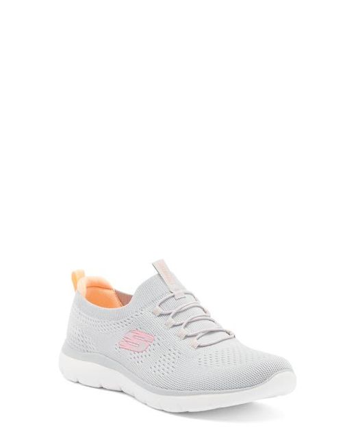 Skechers White Summits Knit Sneaker