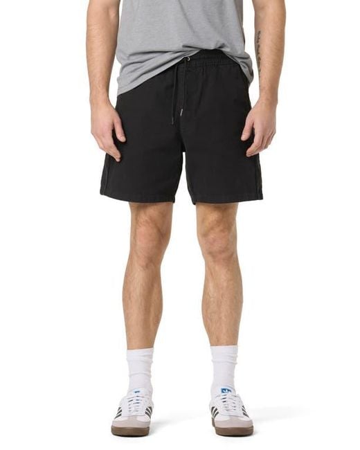 Hudson Black Drawstring Shorts for men