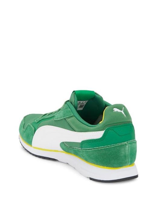 PUMA Green Softride St Miler Sneaker for men