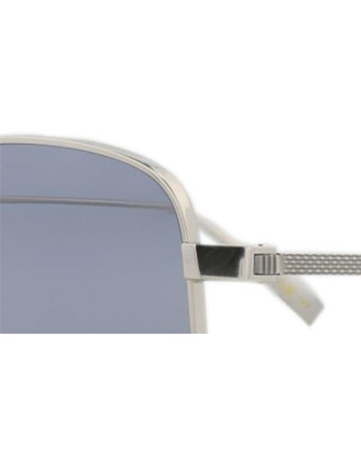 Dunhill Gray 59Mm Square Sunglasses for men