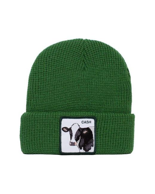 Goorin Bros Green Milk Bands Cow Patch Beanie for men