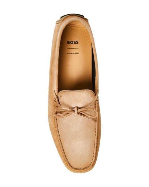 Boss Natural Driving Loafer for men