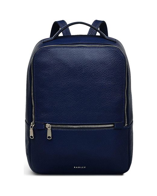 Radley Blue Sunny Dene Leather Backpack