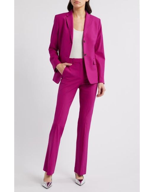 Theory Pink Trace Tailored Blazer