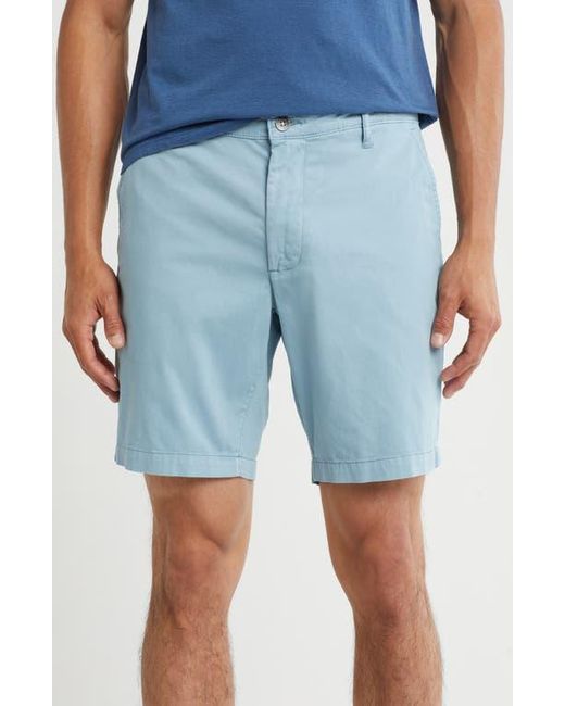 AG Jeans Blue Wanderer 8.5-Inch Stretch Cotton Chino Shorts for men