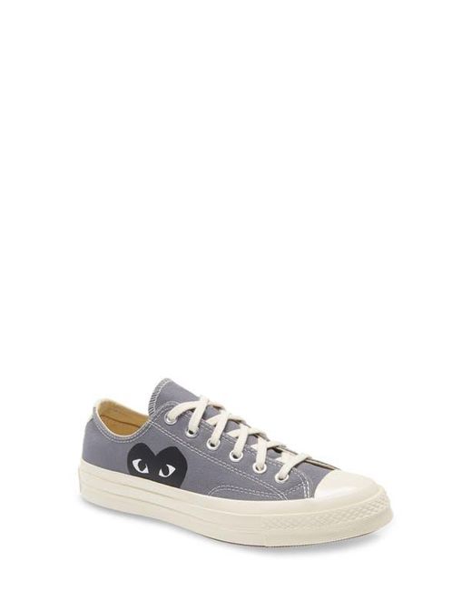 COMME DES GARÇONS PLAY White X Converse Gender Inclusive Chuck Taylor® All Star® Hidden Heart Low Top Sneaker for men