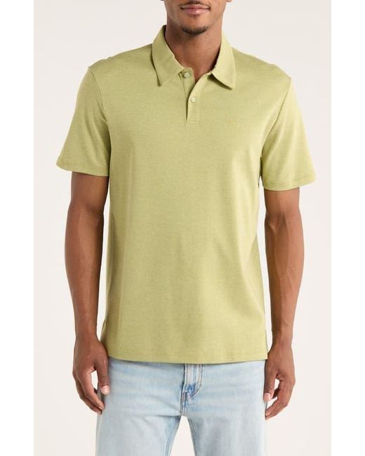 Calvin Klein Green Interlock Textured Polo for men