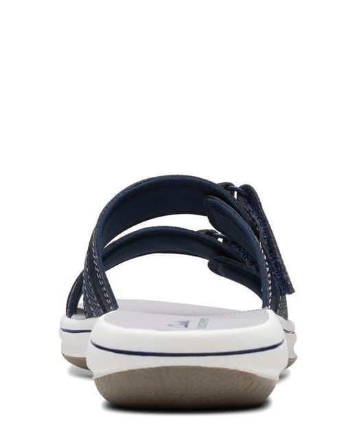 Clarks Blue Breeze Piper Slide Sandal