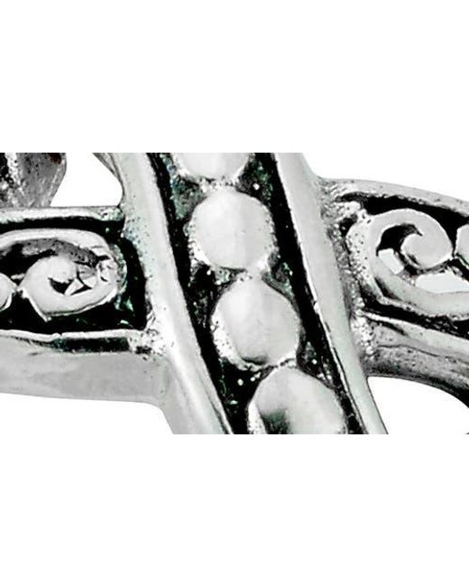 Samuel B. Metallic Sterling Infinity Ring
