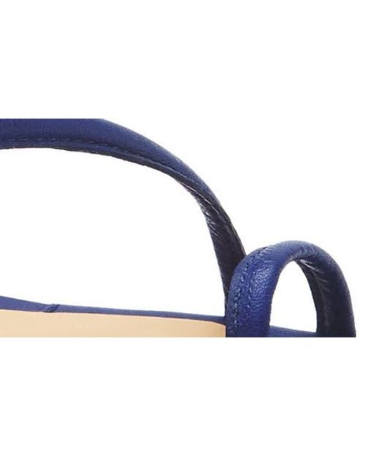 Reformation Blue Jorgia Wedge Sandal