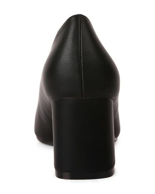 LONDON RAG Black Casey Pump