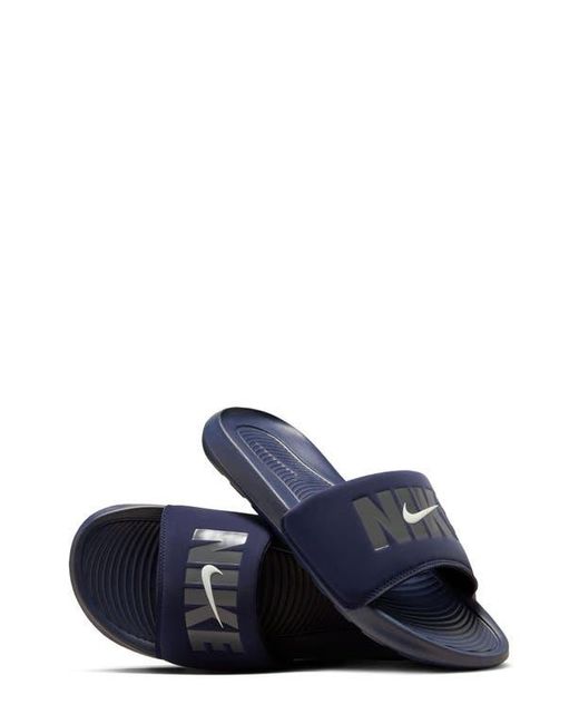 Nike Blue Victori One Se Slide for men