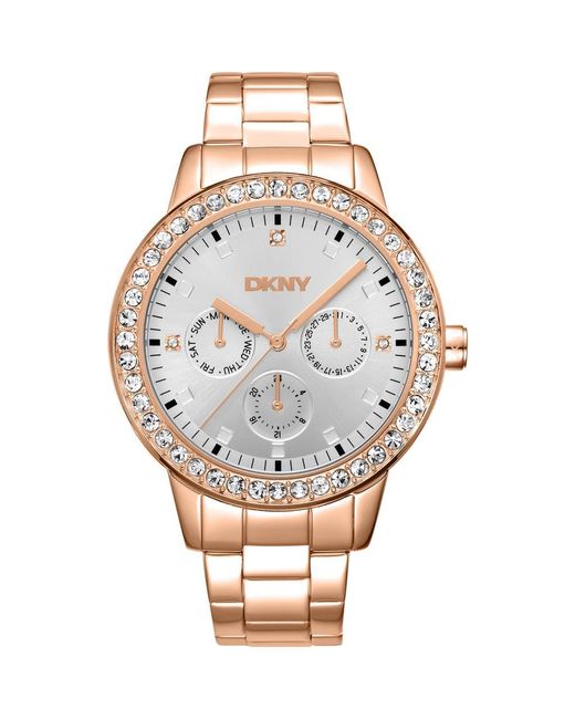 Gevril Metallic Soho Multifunction Bracelet Watch for men