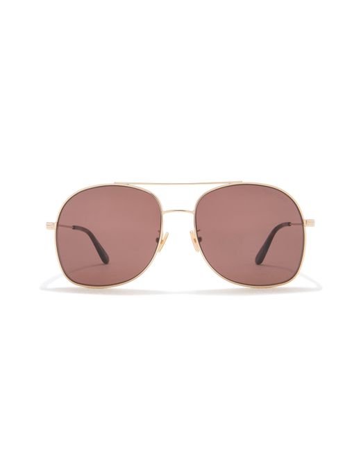 Tom Ford Pink 60mm Oversize Sunglasses