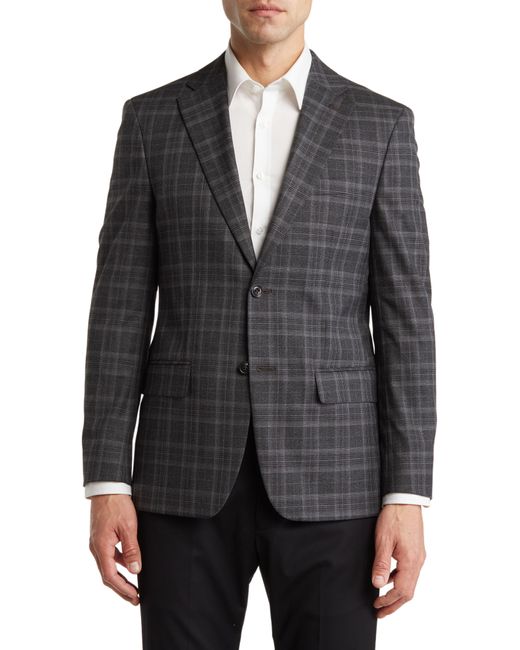 Tommy Hilfiger Gray Classic Plaid Sport Coat for men