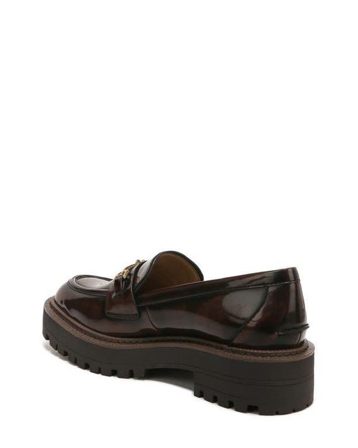 Sam Edelman Brown Laurs Platform Lug Sole Loafer