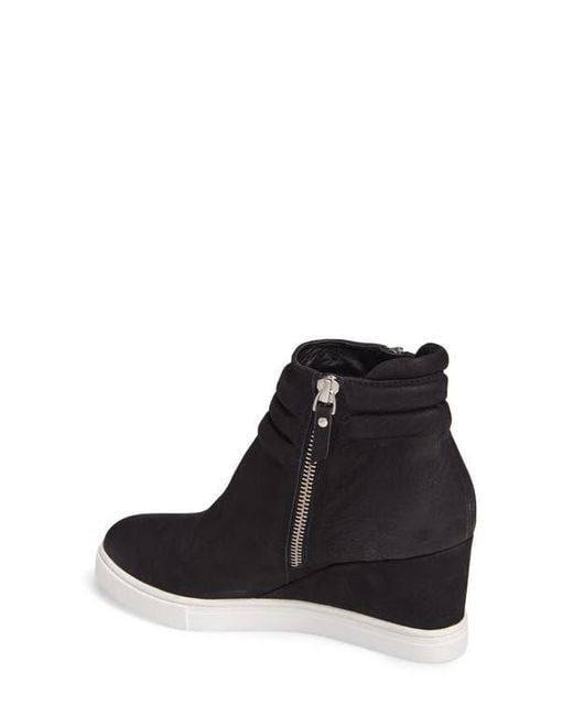 Linea Paolo Black Frieda Wedge Bootie