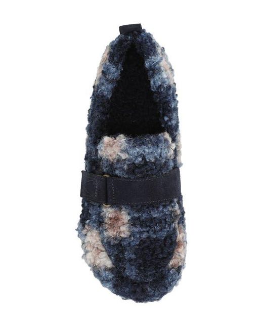 Vionic Blue Imogen Faux Shearling Clog