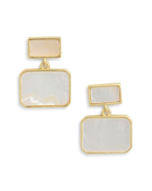 Argento Vivo Metallic Mother-Of-Pearl Tableau Drop Earrings