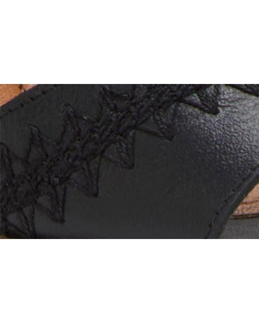 Lucky Brand Black Shivona Ankle Strap Sandal