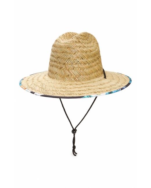 Hurley Metallic Bayside Straw Lifeguard Hat for men
