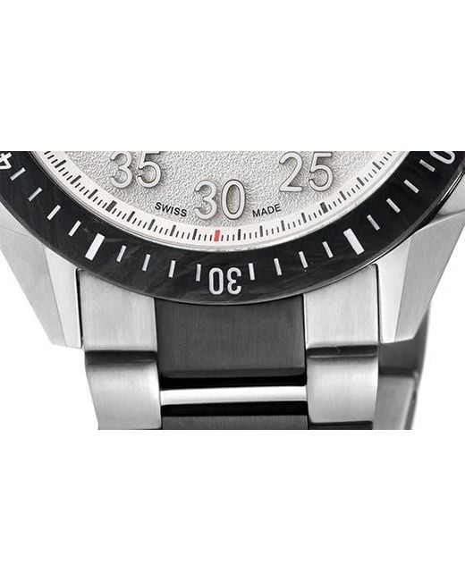 Gevril Gray Ascari Three-hand Automatic Stainless Steel Bracelet Watch for men
