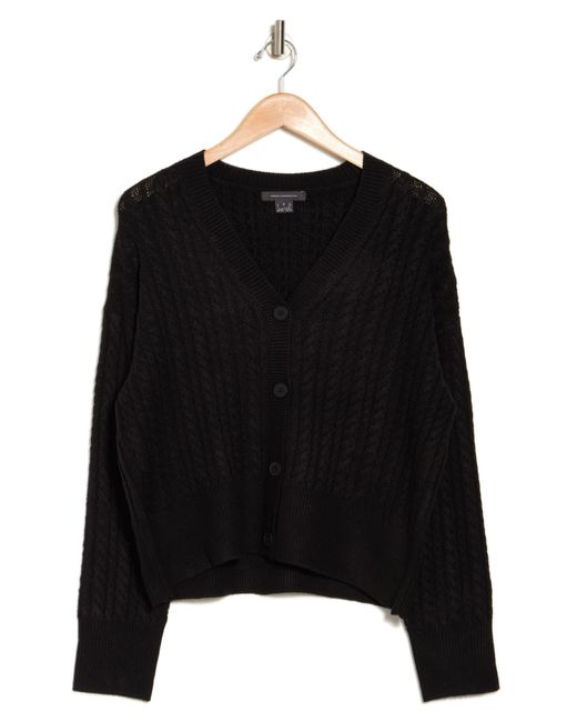 French connection shop black cardigan