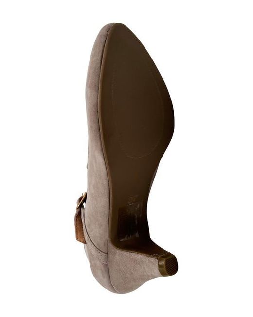 Chelsea Crew Brown Gin T-Strap Pump