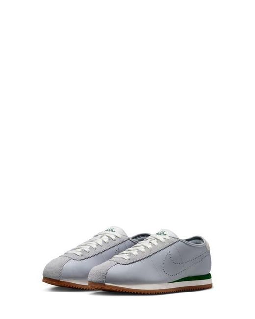 Nike Gray Cortez Leather Sneaker